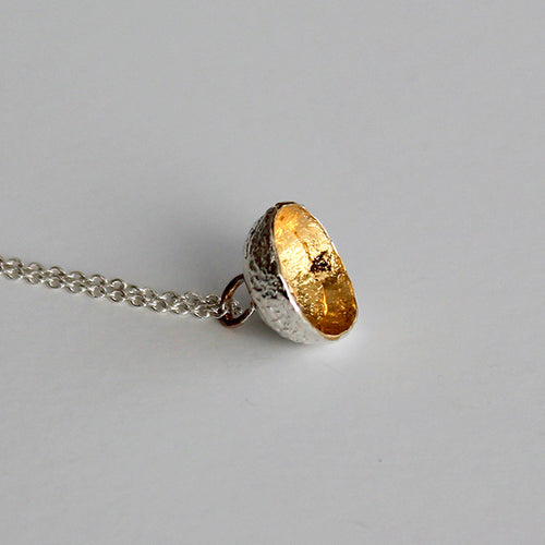 Acorn Necklace - Silver Chain