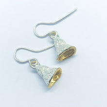 Load image into Gallery viewer, Cup Earrings - Short Hook Silver and Gold