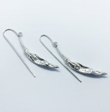 Load image into Gallery viewer, Chilli Earrings - Silver Long Hooks