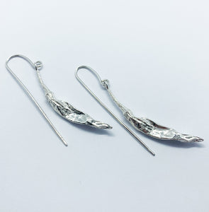 Chilli Earrings - Silver Long Hooks